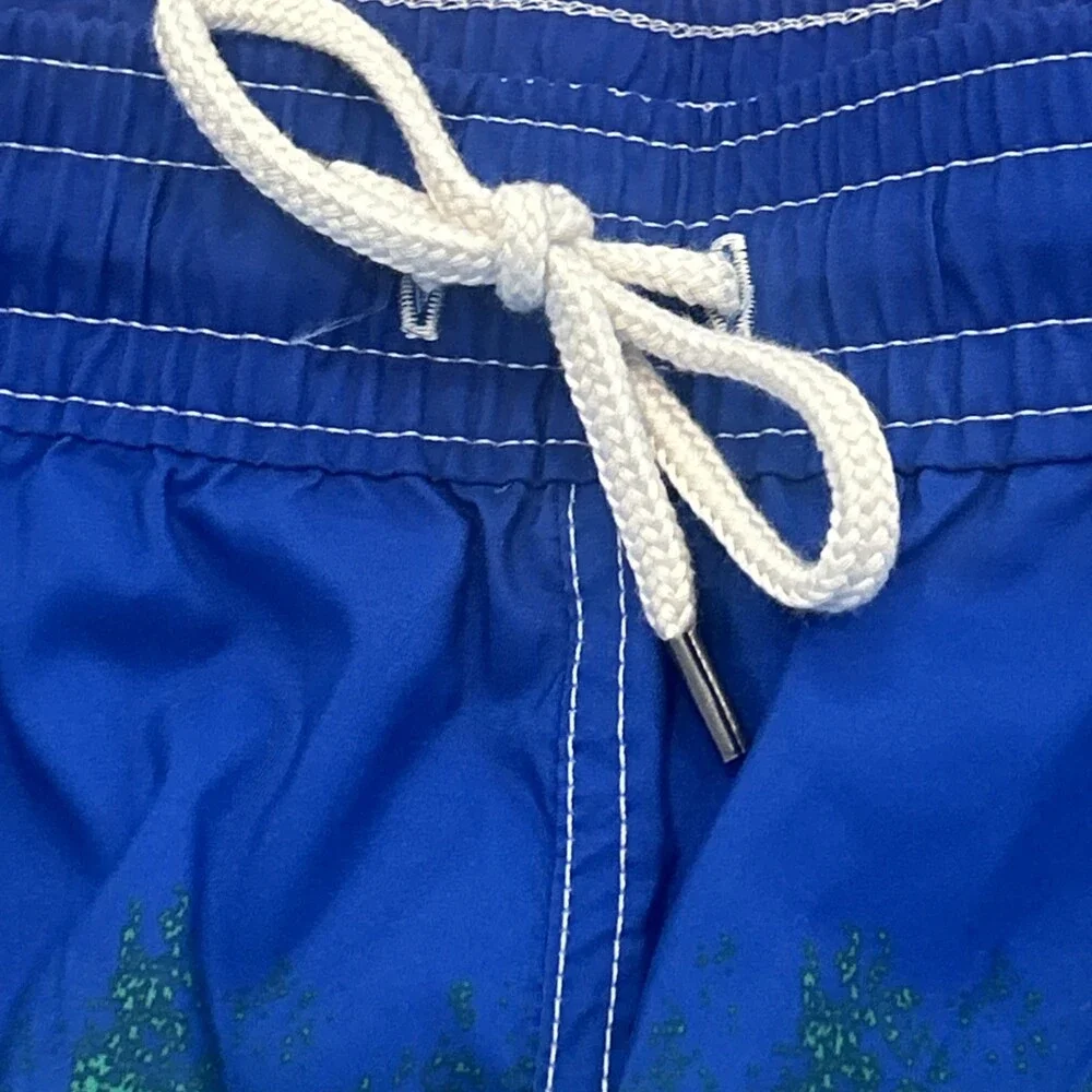 NWT Polo Ralph Lauren Men 1XB Wellness Club Swim Shorts Pony Blue Green Yellow